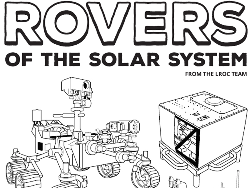 Rovers of the Solar System coloring book