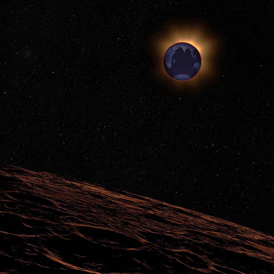 Lunar Eclipse: View from the Moon