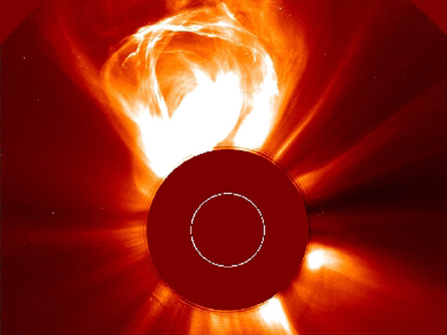 Sun's coronal mass ejection