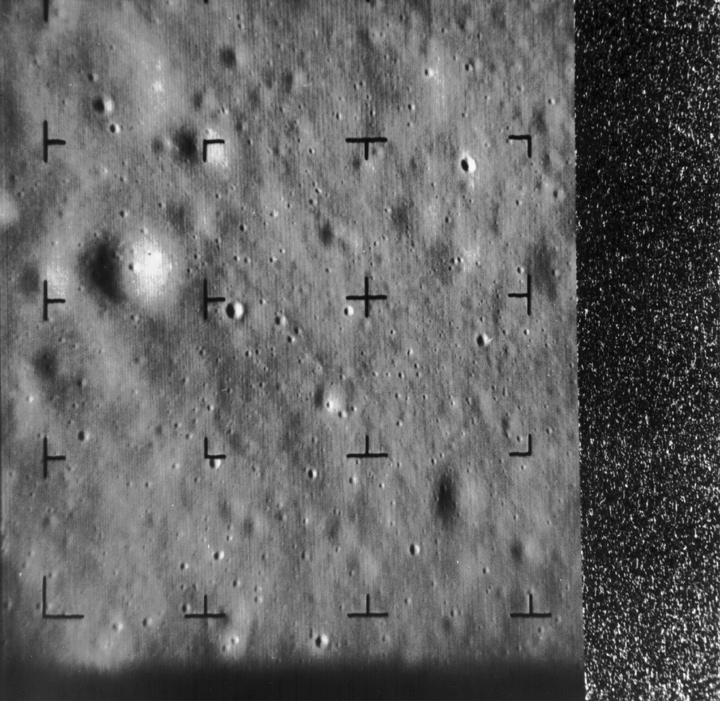 Image of the surface of the moon