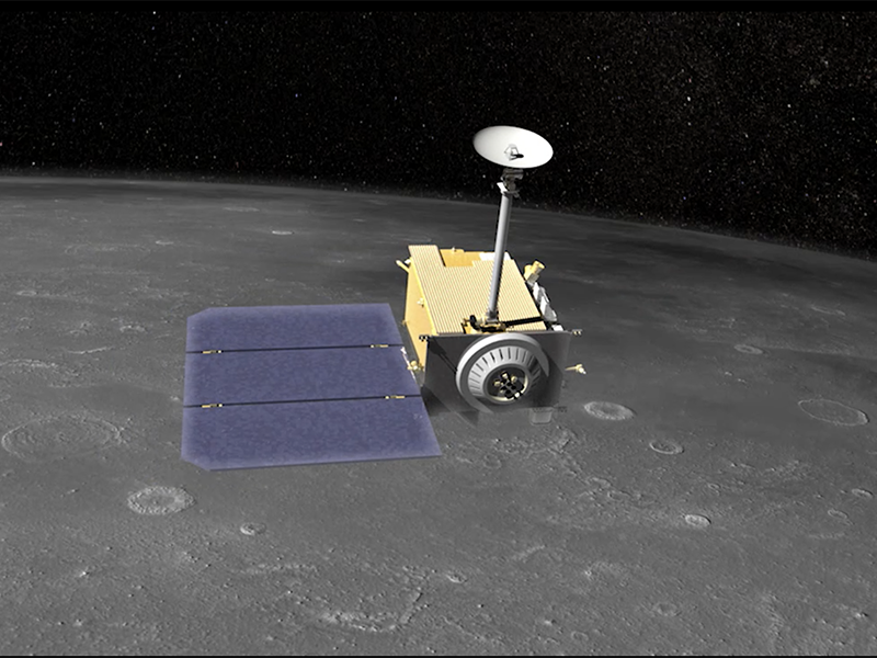 Two videos explaining Lunar Reconnaissance Orbiter's exploration of Earth's Moon.
