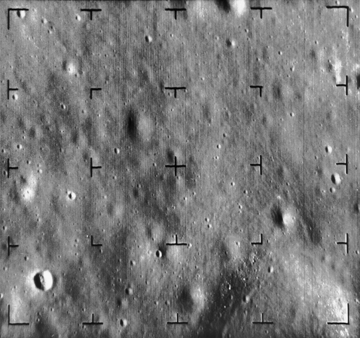 Image of the Sea of Tranquillity on the moon