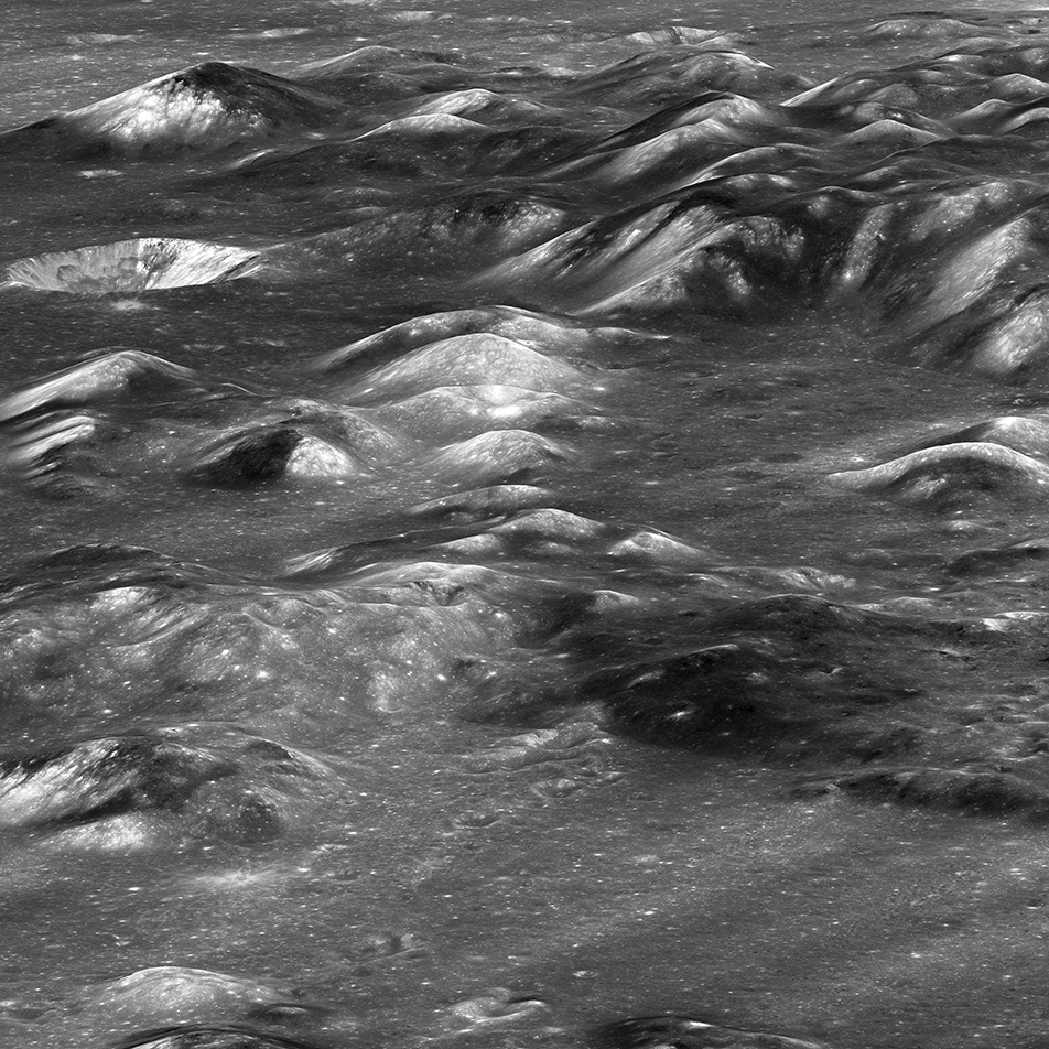 mountainous moonscape