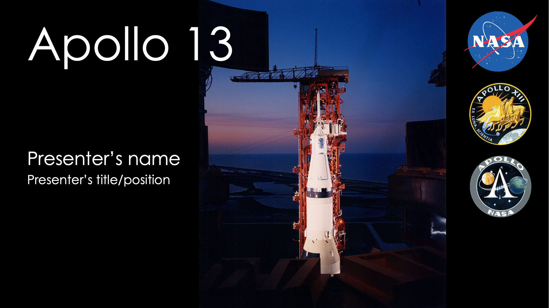 Powerpoint slides about Apollo 13