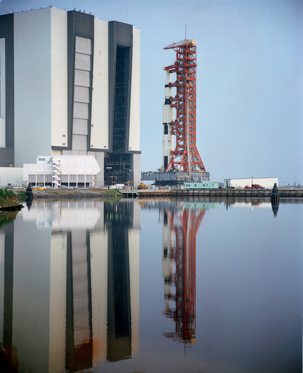 View of Apollo 15 space vehicle