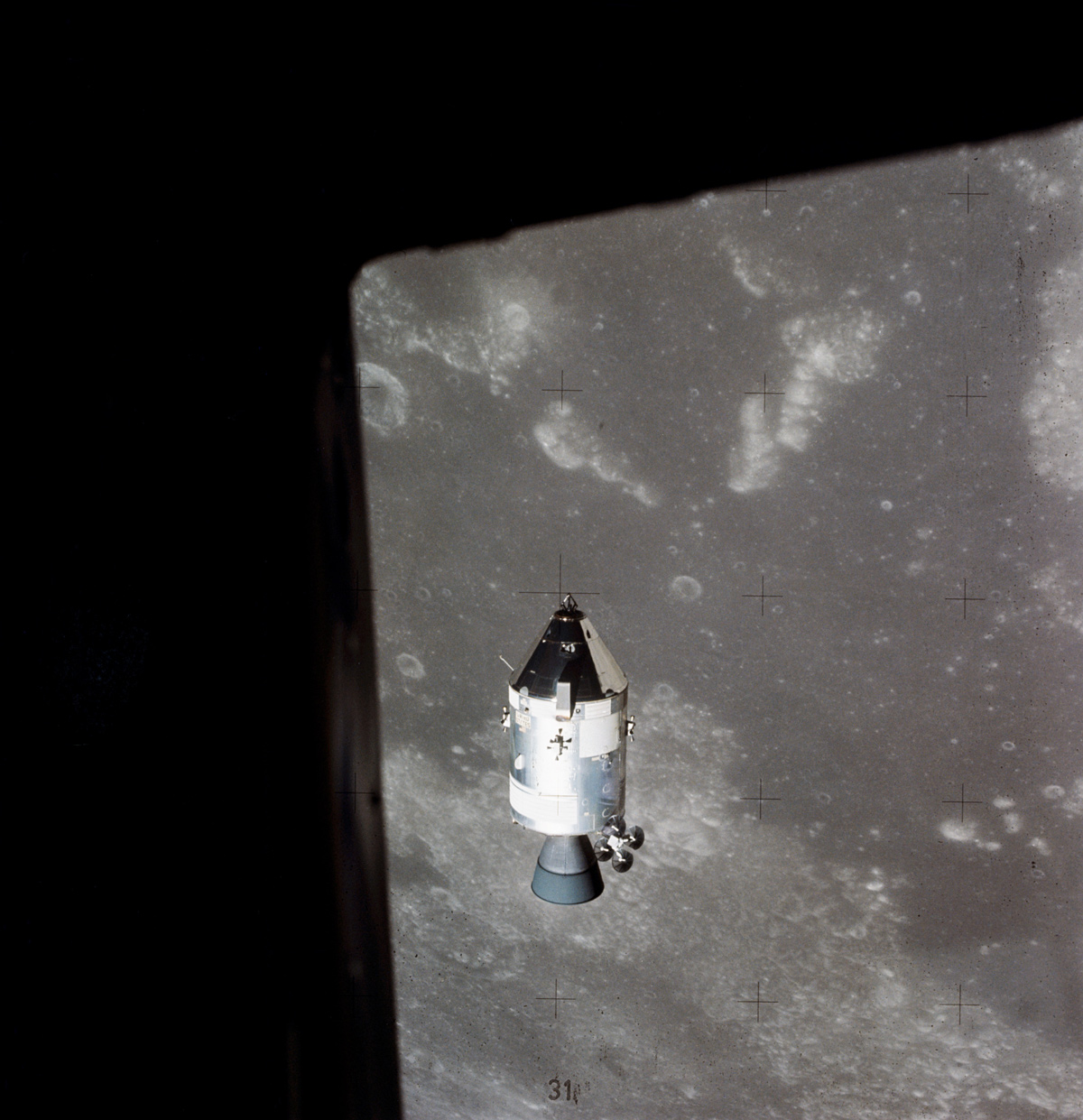 Apollo 15 in lunar orbit