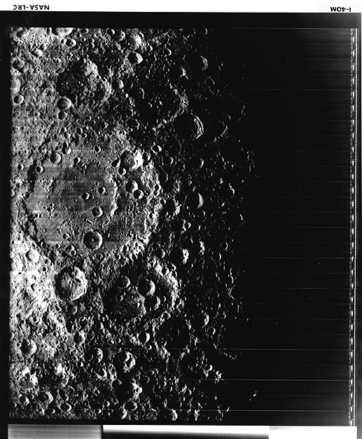 Photo of basin on the moon