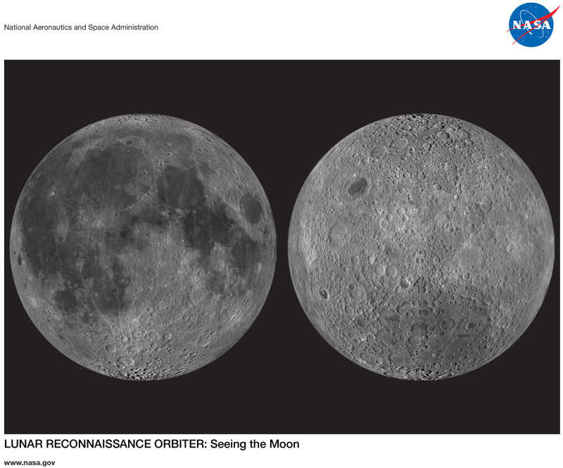 First page of the LRO: Seeing the Moon lithograph