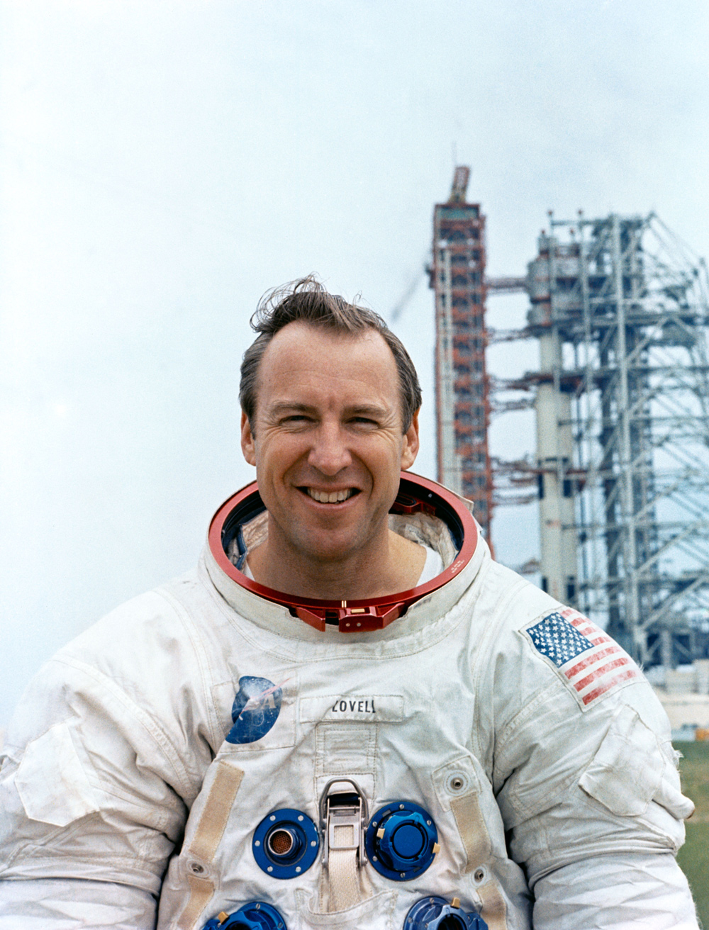 Portrait of astronaut James A. Lovell, Jr.