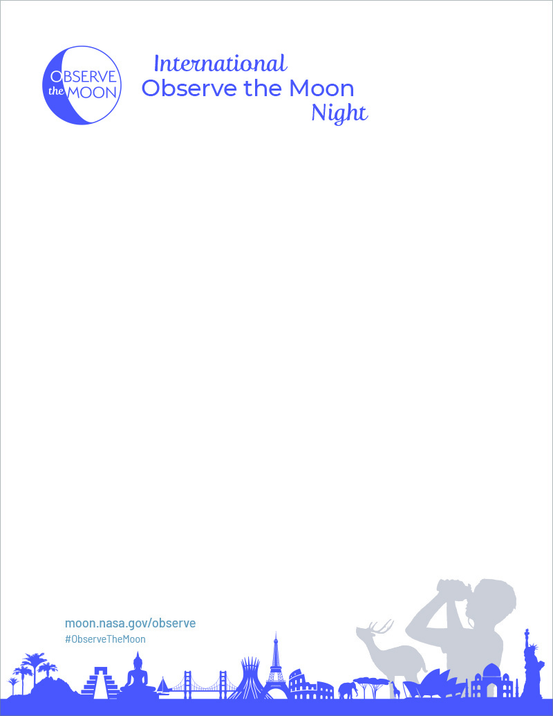 Event flyer with blank space for customization