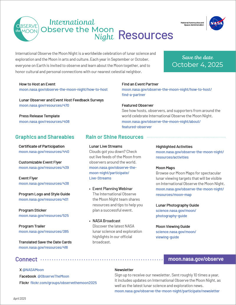 Screenshot of the handout.