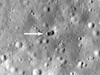 Lunar Reconnaissance Orbiter Spots Rocket Impact Site