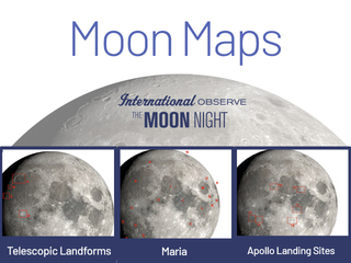2022 Moon Maps for International Observe the Moon Night